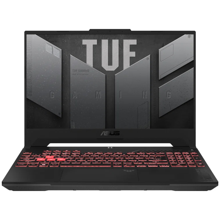 لپ تاپ 15.6 اینچی ایسوس مدل TUF Gaming A15 FA507NVR-LP007W-R7 7435HS-16GB DDR5-512 SSD-RTX4060-FHD thumb 1 2