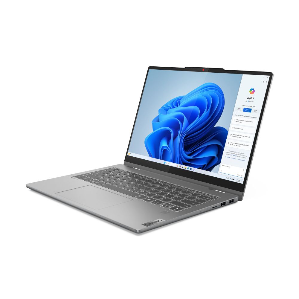 لپ تاپ 14 اینچی لنوو مدل IdeaPad 5 2-in-1 14IRU9-Core 5 120U-8GB LPDDR5x-512 SSD-IPS-Touch-W